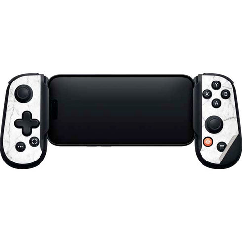 White Marble Backbone One for iPhone Game Controller Skin